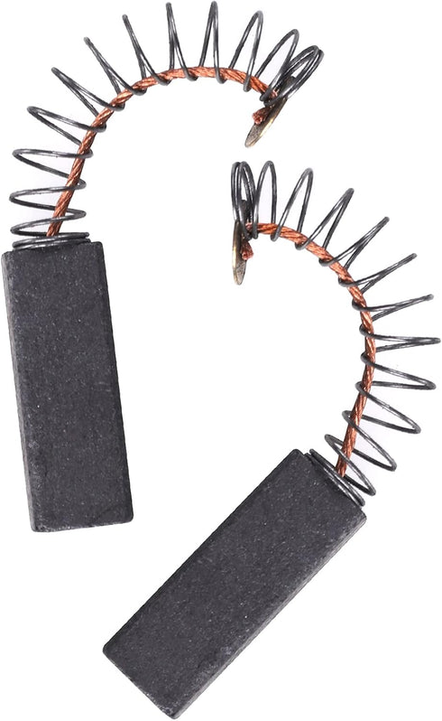 10 Pcs Carbon Brushes with wire leads and brush springs attached 28 mm x 10 mm x 6 mm for Generic Electric Motor...