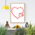 11 Pieces Heart Stencil, Reusable Heart Stencil Template Plastic Stencils for Painting on Wood Wall Home Decor DIY Crafts...