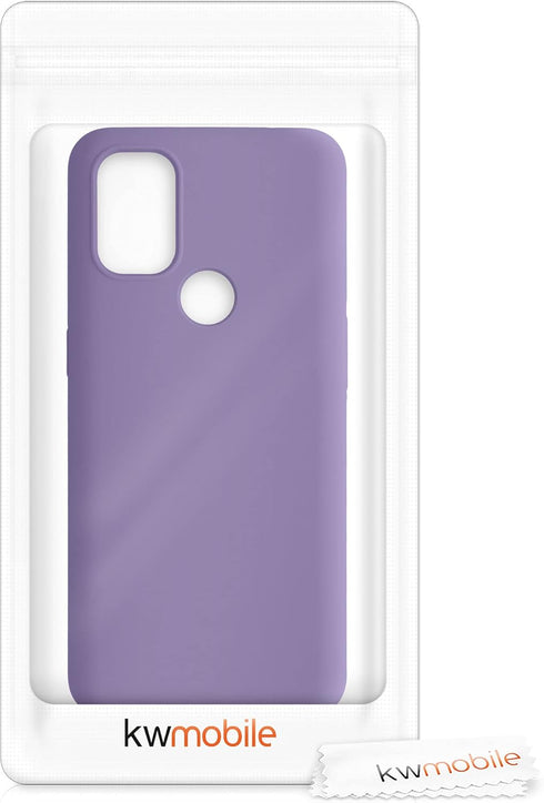 kwmobile Case Compatible with OnePlus Nord N10 5G Case - TPU Silicone Phone Cover with Soft Finish - Violet Purple...