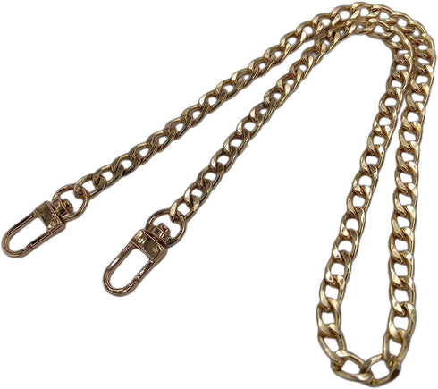 Replacement Metal Chain for Purse Strap Handle Shoulder Crossbody Handbag Bag Gold 59.06inch...