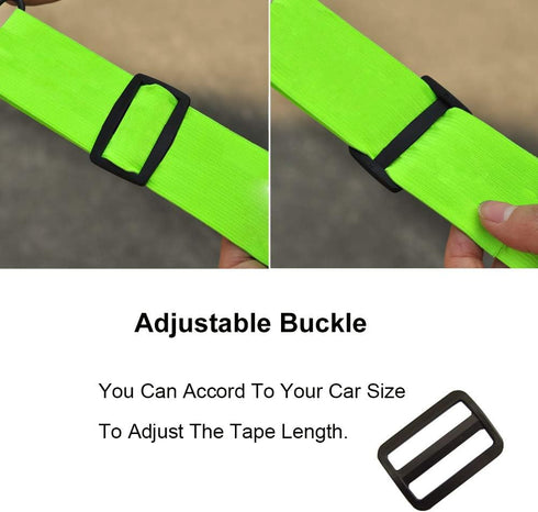 Kayme Car Cover Straps Wind Protector,3pcs Elastic Adjustable Rope Protect Cover from High Wind, Universal Fit...