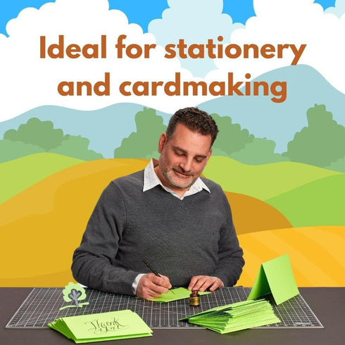 Clear Path Paper - Mirror Steel Gray Cardstock - 8.5 x 11 inch - .012" Thick - 10 Sheets...