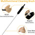 Hearing Aid Cleaning Kit, 4 PCS Hearing Aid Cleaning Tools, Hearing Aid Cleaning Brush with Wax Loop, Hearing Aid Vent Cleaning Tool Vent Cleaner,...