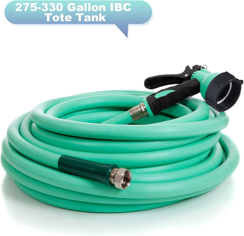 Zonon 2 Pieces 275 330 IBC Tote Tank Adapter Garden Hose Drain Plug Connector Coarse Garden Hose Connector Water Tank Hose Male Adapter for Garden...