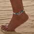 Beaded Anklet for Women Layered Heart Anklet Waterproof Ankle Bracelets for Women Elastic Ankle Bracelets Boho Seed Bead Foot Chain Summer Beach J...