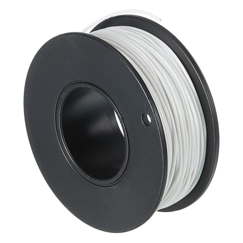 MECCANIXITY 30 Gauge Wire Silicone Wire 30AWG Electrical Wire Stranded Wire High Temperature Hookup Wire Tinned Copper Wire 30m/100ft White Spool ...