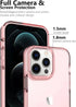 ArtsEvo Shockproof Clear Design for iPhone 13 Pro Case, Certified 6.6ft Drop Protection, Raised Edges Protect Camera and Screen, Pink...