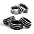 5pcs Aluminum Car Centre Console AC Air Conditioning Knob Sound Volume Knob Cover Trim for 10th Honda Accord Sedan Sport EX EX-L LX 2018 2019 2020...