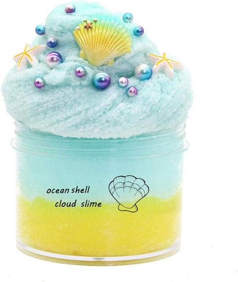 Fluffy Cloud Slime for Kids DIY Adults Stress Relief Toy Super Soft Non-Sticky Educational Game Family Interaction Brain Intellectual Toy for Chil...