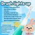 brush-baby BabySonic Infant and Toddler Electric Toothbrush for Ages 0-3 Years - Smart LED Timer and Gentle Vibration Provide a Fun Brushing Exper...