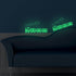 Train Decor,Glow in The Dark Stickers, Nursery Wall Sticker, 2 Pack Trains Wall Stickers for Kids Bedroom Decor...
