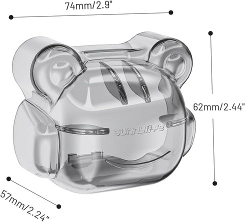 Gimbal Protector for Mini 4 Pro, Camera Lens Cover Lens Cover Obstacle Sensor Avoidance Cap for DJI Mini 4 Pro RC Drone Accessories...