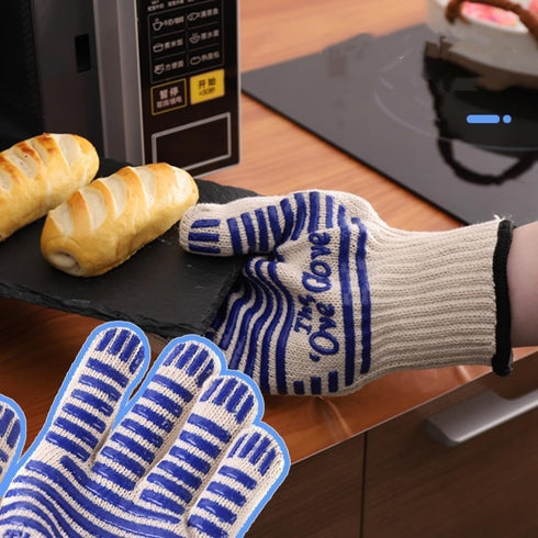 BBQ Gloves Oven Gloves 572? Extreme Heat Resistant, Grilling Gloves Silicone Non-Slip Oven Mitts Kitchen Gloves for BBQ Grilling Cooking Baking-1 ...