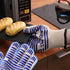 BBQ Gloves Oven Gloves 572? Extreme Heat Resistant, Grilling Gloves Silicone Non-Slip Oven Mitts Kitchen Gloves for BBQ Grilling Cooking Baking-1 ...
