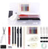 Portable Office Supplies Set, Office Desk Accessories Kit with Organizers, School and Home Desk Storage Includes Pencils, Scissor, Paper Clips, Dr...
