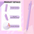 Fulmoon 50 Pcs Ballpoint Pens Bulk Retractable Comfortable Writing Pens Cute Back to School Supplies in Medium Point 1.0 mm for Teacher Student Br...