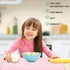 Pink Baking Mat-Multipurpose Kid Placemat Reusable Kitchen Countertop Mat Dough Pad with Raised Edges Silicone Heat Resistant Mat for Air Fryer (1...