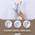Angle Simple Towel Hook Chrome 2 PCS, Metal Swivel Folding Bathroom Hook, Hand Towel Holder, Heavy Duty Clothes Robe Hook for Bathroom Wall Mount...