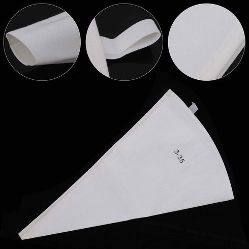 LoveBB 3 Pack Reusable Pastry Piping Bags, 14, 16, 18 Inch Canvas Cake Decorating Bags...