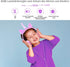 LOBKIN Unicorn Headphones Children, Cat Ear Headphones with Glowing LED, 85db Volume Limiter, Foldable Lightweight Children's Headphones with Micr...