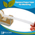 Blue Lake ECOLIFE Plastic Free Masking Tape Dispenser with 4 Rolls 3/4 in x 550 in Paper Tape, Tape Dispenser Desk for Masking, Labeling, Office H...