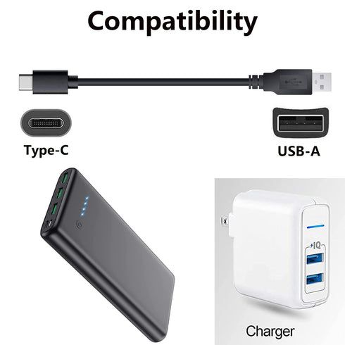 USB Charging Cable Compatible with Portable Blender, Charger Cord for Personal Size Blender Smoothie Blender (3.3FT Cable)......