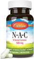 Carlson Labs NAC N-Acetyl Cysteine, 500mg, 60 Capsules...