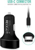 Type C Car Charger, Nekteck USB Adapter with 45W Power Delivery and 12W A Port Compatible with iPhone, iPad, MacBook, Galaxy, Google Pixel, 3.3ft ...