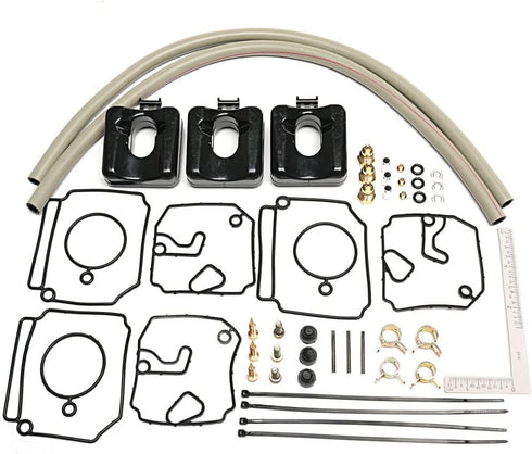 18-7768 Carburetor Repair Kit Replacement for 40-50HP 2-Stroke Outboards Carburetor Replaces 6H4-W0093-03-00 6H4-W0093-02-00 Sierra...