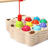 Toddler Montessori Toy Wooden Fishing Game for Kids 1 2 3 Year Old, Preschool Educational Hand Eye Coordination Skill Activity Learning Toy for To...