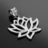 925 Sterling Silver Lotus Flower Pendant...