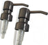Soap Dispenser Pump Replacement/Liquor Bottle Soap Pumps, Gun Metal Bronze Soap Pumps 2-Pack...