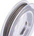 DanLingJewelry 10Rolls 0.45mm Diameter Tiger Tail Wires Craft Jewelry Beading Wires On Spool 8-10m/Roll Stainless Steel Color...