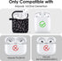 Filoto Compatible with Airpod 2nd Generation Case,Cute1&2 Case Cover for Women, Silicone Protective Case with Bracelet Keychain(Leopard Black)...