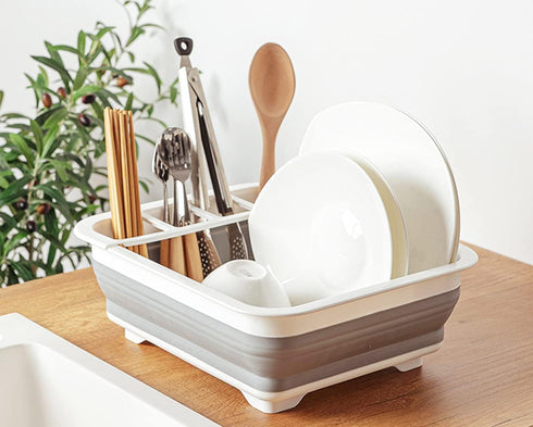 Drying Rack Kitchen, Dish Drying Rack, Dish Racks for Kitchen Counter, Dish Rack, Collapsible Dish Drying Rack—Suitable for Kitchens, motorhomes, ...