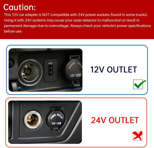FouceClaus 12V Car Charger Adapter for Portable DVD Player, Replacement Car Cigarette Cord for RCA, Philips, DBPOWER, Sylvania, APEMAN DVD Player,...