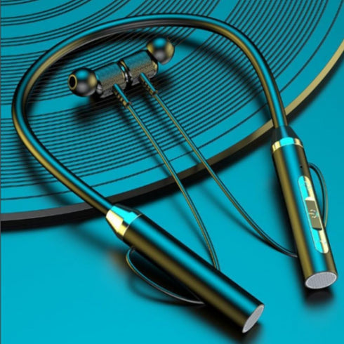 Bluetooth Neckband Headphones Wireless Magnetic Earphones with HiFi Headsets, Sports Waterproof Earphones with Durability, Noise Cancelling with M...