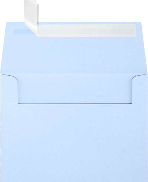LUXPaper A6 Invitation Envelopes | Peel & Press | 4 3/4" x 6 1/2" | Baby Blue | 80lb. Text | 50 Qty...