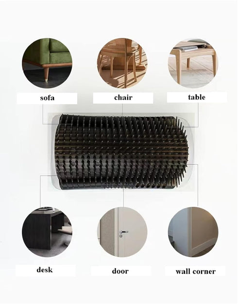 Softer Cat Self Groomer Cat Corner Scratcher Cat Wall Scratchers Cat Face Scratchers Corner Cat Scratcher Cat Self Groomer for Indoor Cats Corner ...