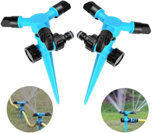 2 Pack Garden Sprinkler, 360 Degree Rotating Adjustable Sprinkler,Large Area Covered Lawn, Courtyard, Garden....