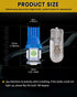 YM E-Bright T10 194 Led Bulb 168 W5W 2825 LED Light for Car Interior Lights Dome Map Trunk Dashboard Bulb License Plate Light 5050 5SMD DC 12V Ice...