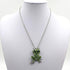 VALICLUD 3D Green Frog Necklace for Women Crystal Frog Jewelry Frog Brooch with Silver Chain Alloy Frog Stuff Animal Frog Jewelry Frogs Charm (5. ...