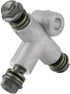 Qiilu ATV 10mm Hydraulic 3 Way Brake Oil Hose Adaptor Pipe Coupling Tee for Motorcycle Motorbike...