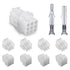JRready ST6428 Power Connector 9 Pin (4 Matched Sets), 6.35mm Diameter Pin and Sockets 14-20 AWG, Compatible with Molex MLX Power Connector 9 Pin,...