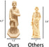 St Joseph Statue for Selling House Kit Resin Saint Joseph Figurine for Protecting Home with Instruction Card and House Prayer Complete Set (Beige)...