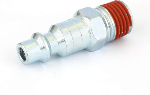 WYNNsky Air Coupler and Plug Kit, 1-pc 1/4'' FNPT Industrial Type Brass Air Coupler, 1-pc 1/4'' MNPT Industrial Type Zinc-Plated Steel Air Plug, A...