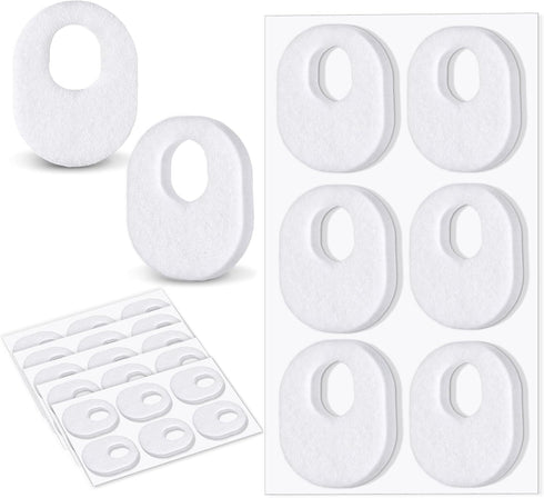 WILLBOND 30 Pcs Callus Pads Soft Felt Callus Oval Shape Corn Pads for Bottom of Foot Adhesive Foot Corn Pads for Men and Women Feet Toes Heel Pain...