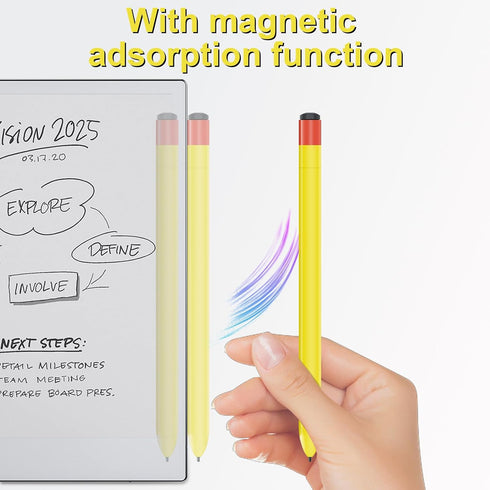 Silicone Pen Case Compatible with Remarkable Marker Plus Pen sleeve,Supports Magnetic Attachment with Eraser Protective Cover for Remarkable 2 Pen...