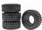 1.0 Crawler Tires for SCX24 Gladiator Bronco C10 JLU Deadbolt B17 Axial 1/24 1/18 Tracked car 4PCS...