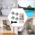 Bathtub Stickers Non-Slip, 24 PCS Safety Shower Treads Adhesive Appliques with Premium Scraper (Gray)...